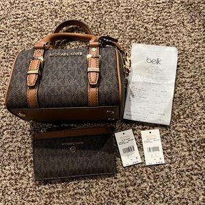 Michael Kors XS Duffel and card case